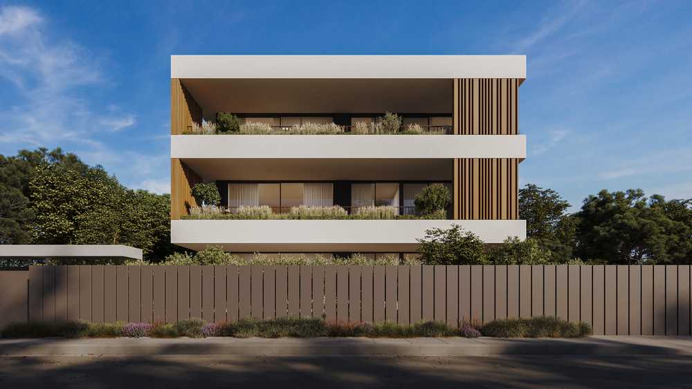 Τριώροφο κτίριο έξι κατοικιών με πισίνα στο Χαλάνδρι